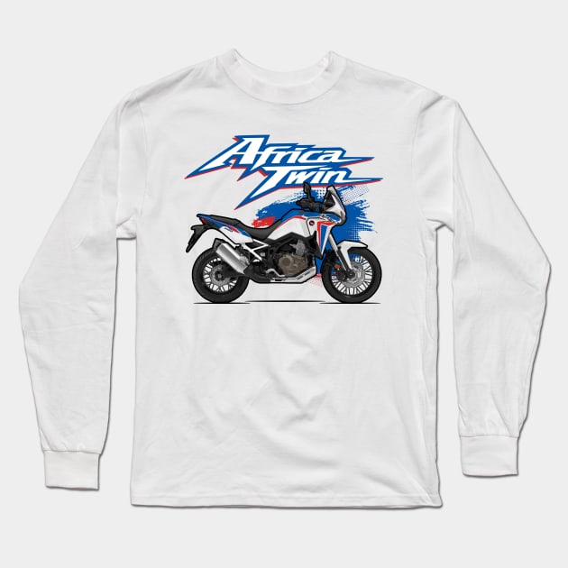 Africa Twin 1100 Long Sleeve T-Shirt by Tomislav Lozić